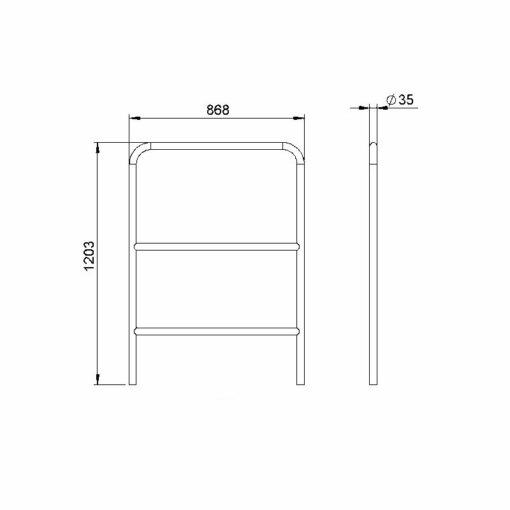Alustage Aluminium-Geländer für Bühnenpodeste SBA – Bild 5