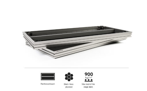 Alustage Bühnenpodest-Platte ALUDECK HD - Heavy Duty, In- und Outdoor, bis 900 kg/m² TÜV geprüft – Bild 5
