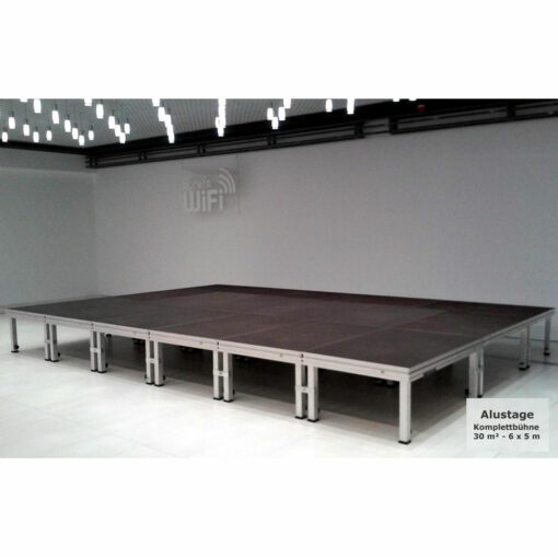 Alustage Komplettbühne 6x5m