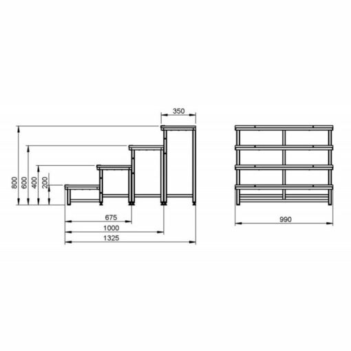 Alustage Modulare Treppe SM