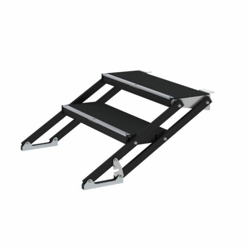 Alustage Stahltreppe 2-stufig