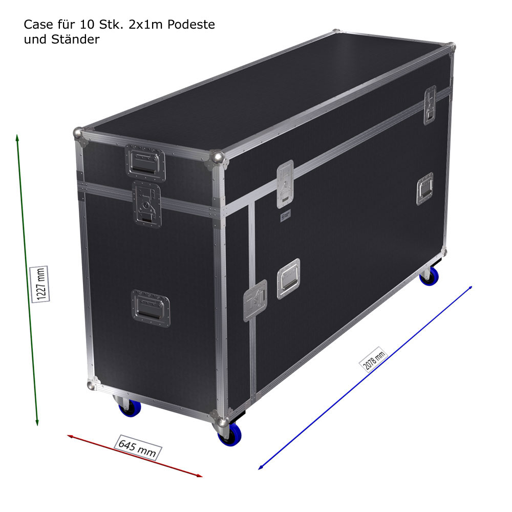 Flightcase für Lagerung und Transport der Bühne – Bild 3