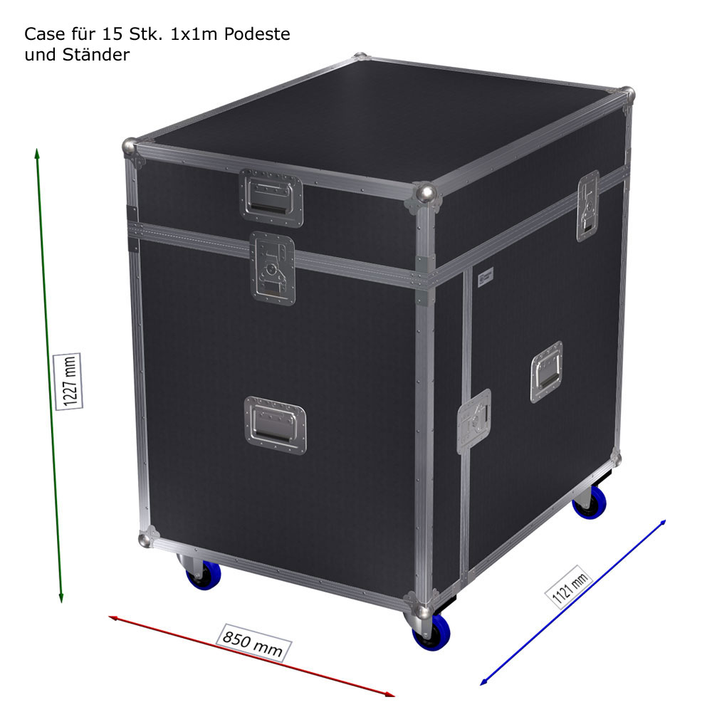 Flightcase für Lagerung und Transport der Bühne – Bild 4