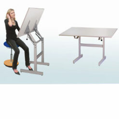 Ergonomische Steh - Sitz-Tische