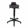 Komfortable Stehhilfe mit PU Sitz schwarz