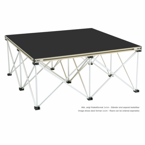 NexGen Bühnenpodestplatte Hardblack