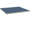 Revostage Bühnenpodestplatte 1x1m, Teppich blau