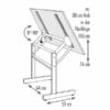 Ergonomischer Zeichentisch
