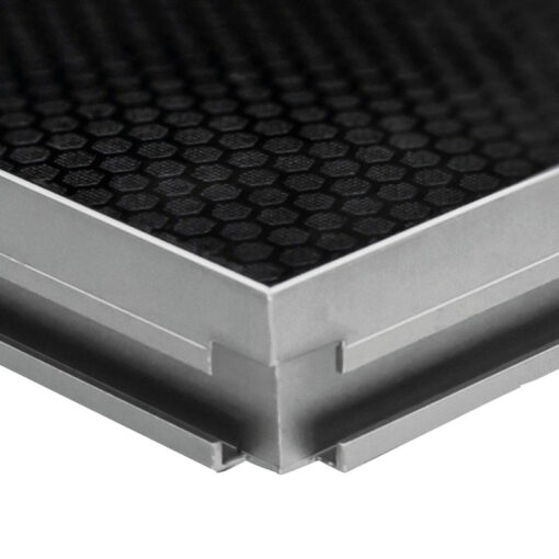 Alustage Aludeck Compact, 1x1m Komplettpodest mit ausklappbaren Teleskopfüßen, Höhe 40-60 cm – Bild 3